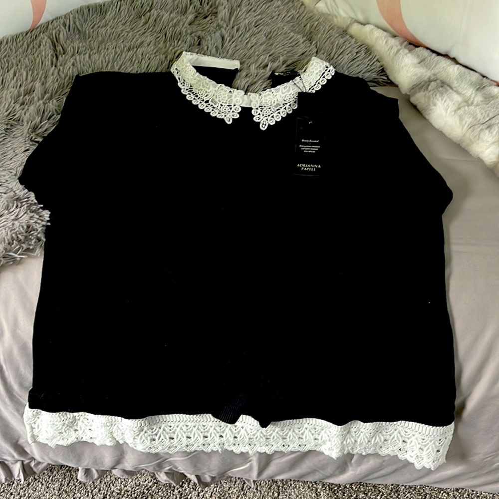 Adrianna papple sweater